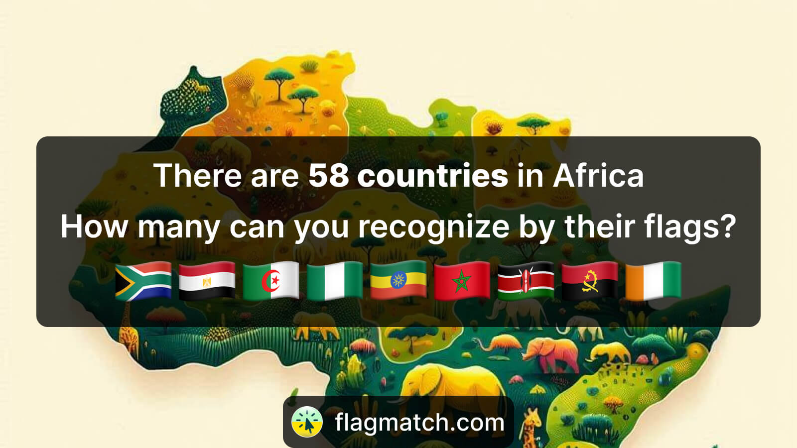 Guess the flags of African countries - Flag Match