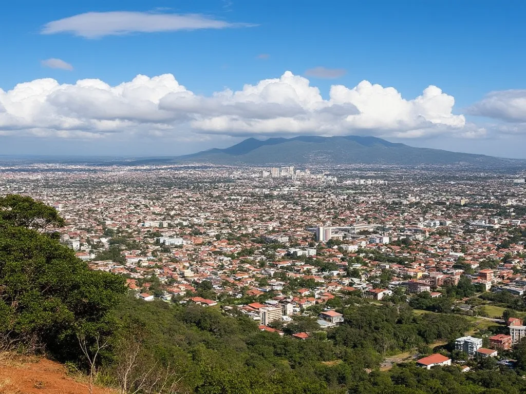 Panorama of Antananarivo, the capital city of Madagascar