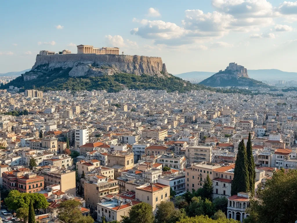 A photo of Athens