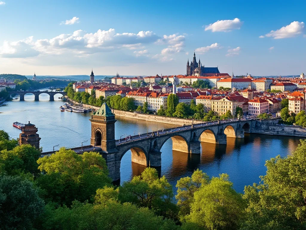 A photo of Prague