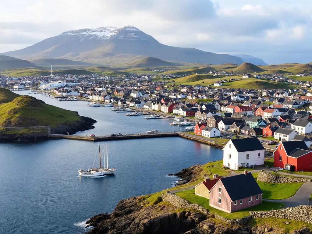 A photo of Tórshavn