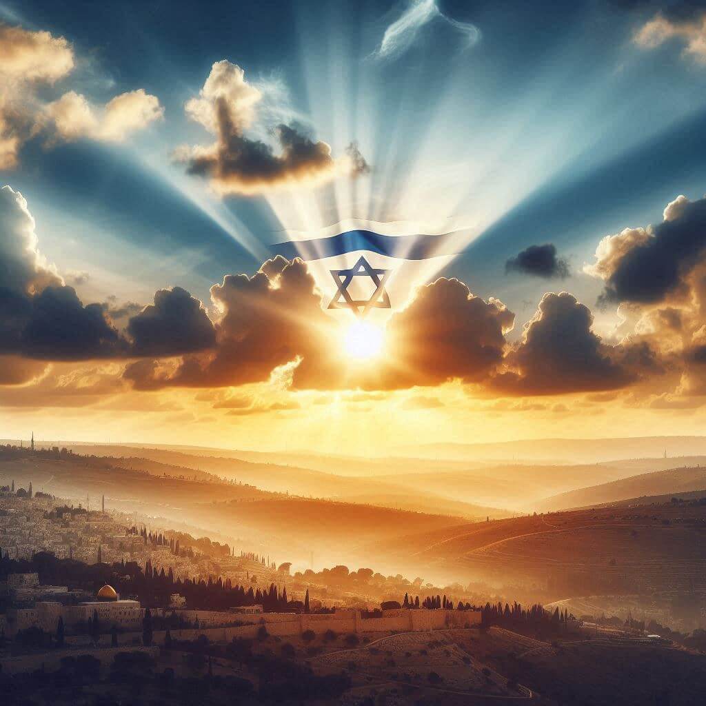 El amanecer sobre las colinas de Jerusalén, simbolizando esperanza y unidad