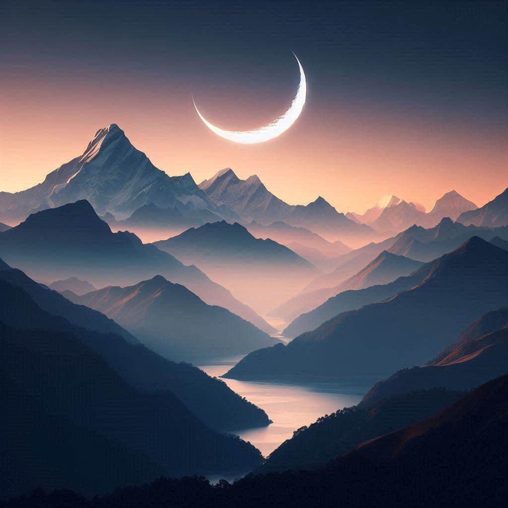 Majestic view of the Nepalese Himalayas