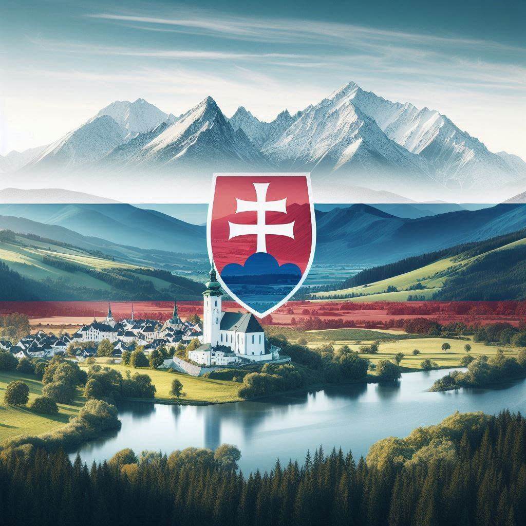Vista panorámica de los Cárpatos en Eslovaquia, representando la identidad nacional y el simbolismo