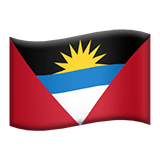 Antigua and Barbuda flag on Apple devices