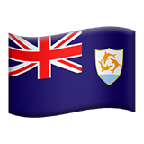 Anguilla flag on Apple devices