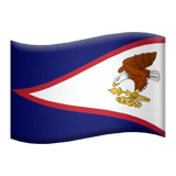 American Samoa flag on Apple devices