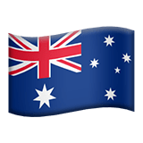 Australia flag on Apple devices