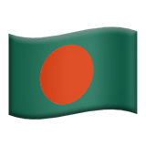 Bangladesh flag on Apple devices