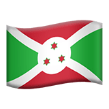 Burundi flag on Apple devices