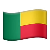 Benin flag on Apple devices