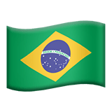 Brazil flag on Apple devices