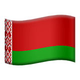 Belarus flag on Apple devices