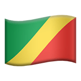 Congo flag on Apple devices