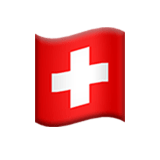 Switzerland flag on Apple devices