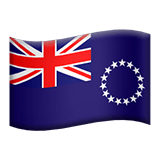 Cook Islands flag on Apple devices