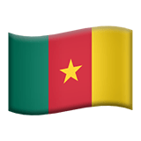 Cameroon flag on Apple devices