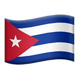 Cuba flag on Apple devices