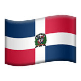 Dominican Republic flag on Apple devices