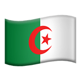 Algeria flag on Apple devices