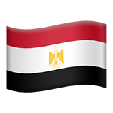 Egypt flag on Apple devices