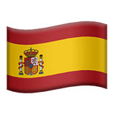 Spain flag on Apple devices