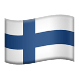 Finland flag on Apple devices