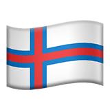 Faroe Islands flag on Apple devices