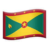 Grenada flag on Apple devices