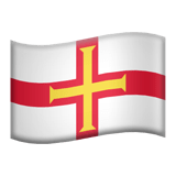 Guernsey flag on Apple devices