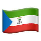 Equatorial Guinea flag on Apple devices