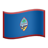 Guam flag on Apple devices