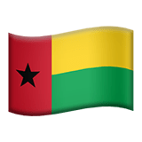 Guinea-Bissau flag on Apple devices