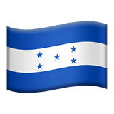 Honduras flag on Apple devices