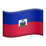 Haiti flag on Apple devices