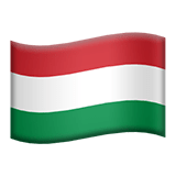 Hungary flag on Apple devices