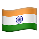 India flag on Apple devices