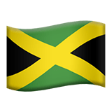 Jamaica flag on Apple devices