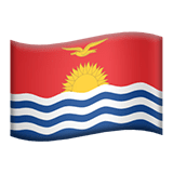 Kiribati flag on Apple devices