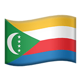 Comoros flag on Apple devices