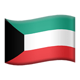 Kuwait flag on Apple devices