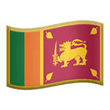 Sri Lanka flag on Apple devices