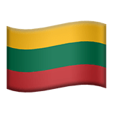 Lithuania flag on Apple devices