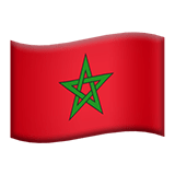 Morocco flag on Apple devices