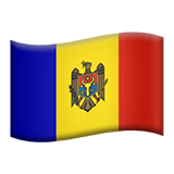 Moldova flag on Apple devices