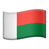 Madagascar flag on Apple devices