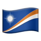 Marshall Islands flag on Apple devices