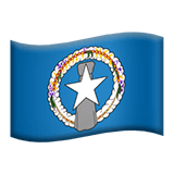 Northern Mariana Islands flag on Apple devices