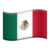 Mexico flag on Apple devices