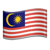 Malaysia flag on Apple devices